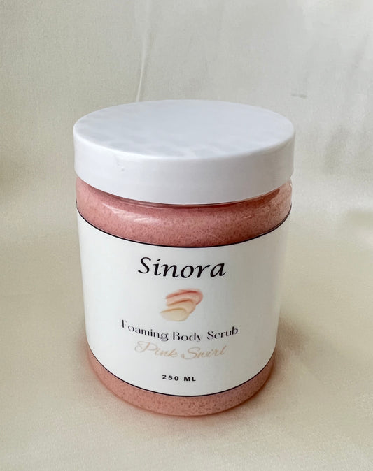 Pink Swirl Body Scrub