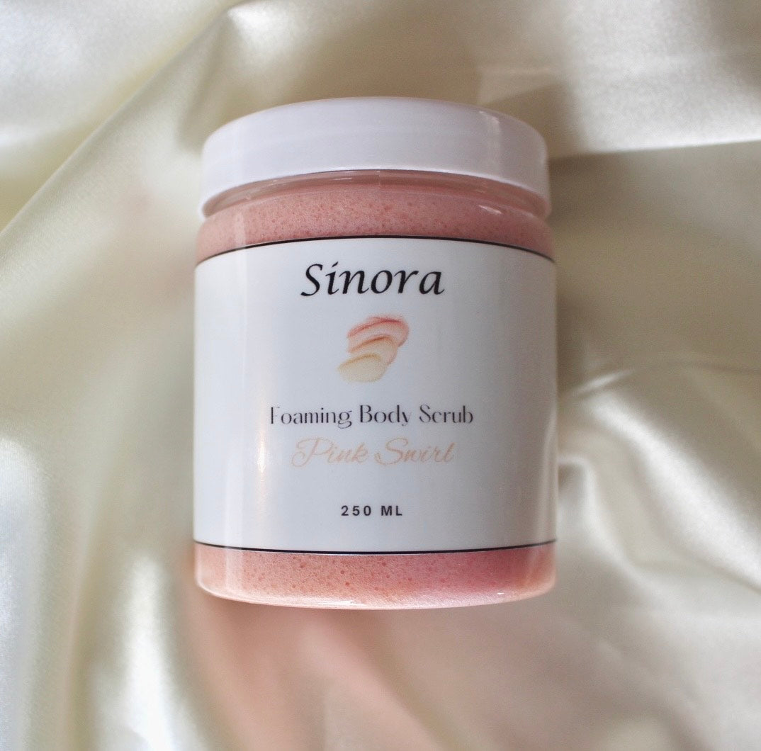 Pink Swirl Body Scrub